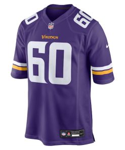 Alternative view of Marcellus Johnson Minnesota Vikings Nike Team Game Jersey -  Purple