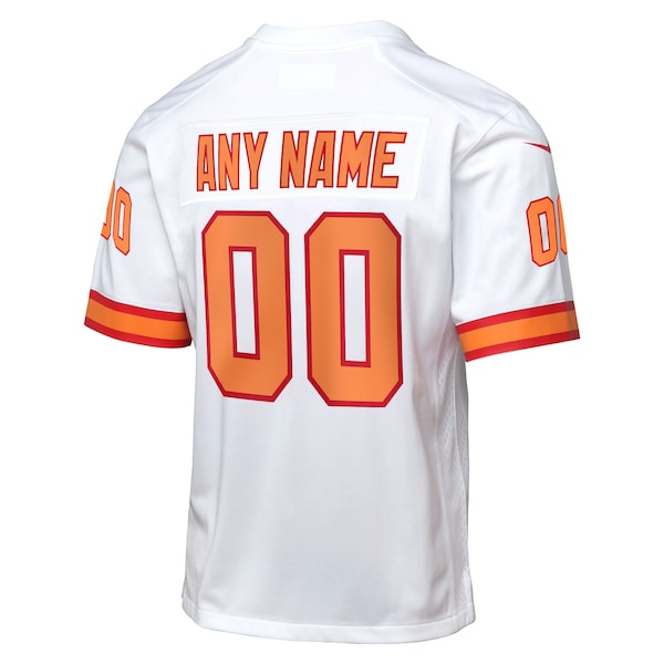 Tampa Bay Buccaneers Nike Youth 50th Anniversary Custom Game Jersey - White - Image 3