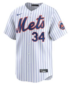 Alternative view of Kodai Senga New York Mets Nike Home Limited Player Jersey - White