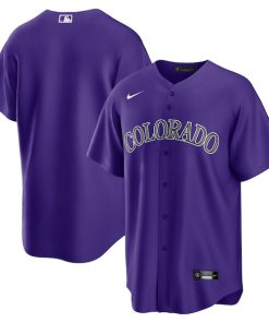 Colorado Rockies Nike Alternate Replica Team Jersey - Purple
