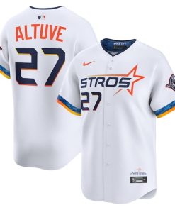 Jose Altuve Houston Astros Nike 2025 City Connect Limited Player Jersey - White