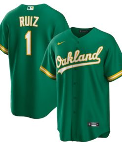 Esteury Ruiz Oakland Athletics Nike Alternate Replica Jersey - Kelly Green