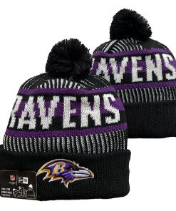 BALTIMORE RAVENS KNIT HAT