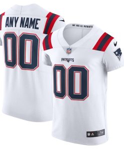 New England Patriots Nike Vapor Elite Custom Jersey - White
