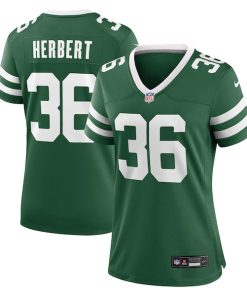 Khalil Herbert New York Jets Nike Women's Team Game Jersey - Legacy Green