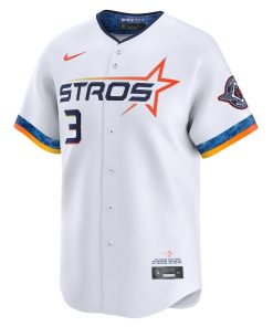 Alternative view of Jeremy Pe?a Houston Astros Nike 2025 City Connect Limited Player Jersey - White