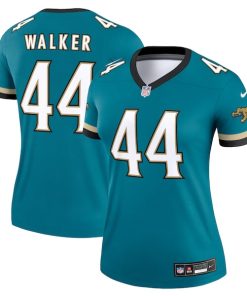 Travon Walker Jacksonville Jaguars Nike Women's Prowler Throwback Legend Jersey - Teal