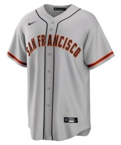 Alternative view of San Francisco Giants Nike Road Replica Team Jersey - Gray