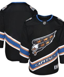 Washington Capitals Youth Alternate 50th Anniversary Premier Jersey - Black