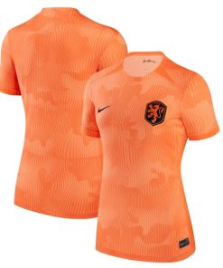Netherlands Women's National Team Nike Women's 2023 Home Stadium Replica Jersey - Orange