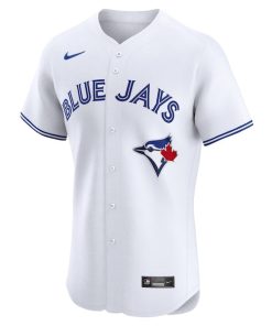 Alternative view of Isiah Kiner-Falefa Toronto Blue Jays Nike Home Elite Player Jersey - White