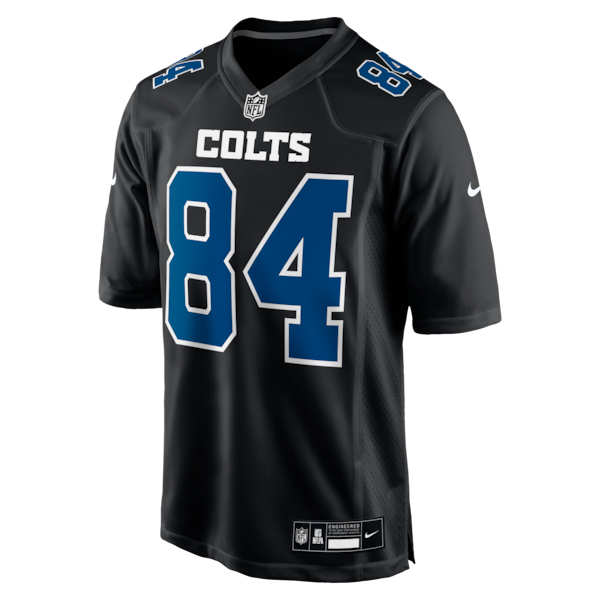 Men's Nike Tyler Warren Carbon Black Indianapolis Colts Fashion Game Jersey - Black/White - Image 3