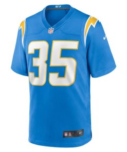 Alternative view of Dicaprio Bootle Los Angeles Chargers Nike Team Game Jersey -  Powder Blue