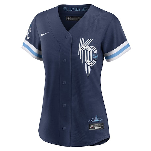 Kansas City Royals Nike Women's 2022 City Connect Replica Jersey - Navy - Image 2