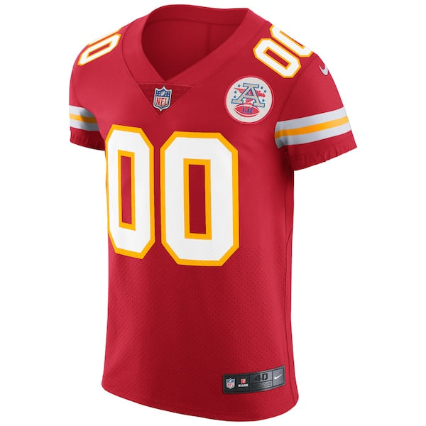 Kansas City Chiefs Nike Vapor Untouchable Custom Elite Jersey - Red - Image 2