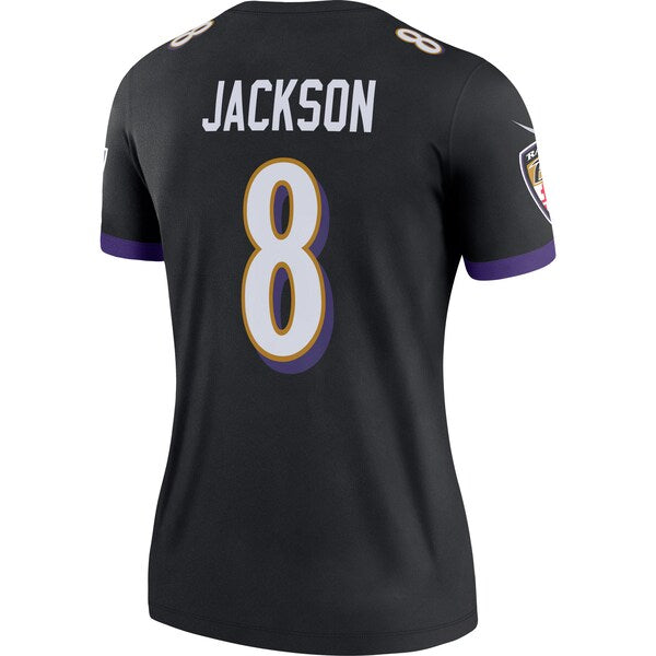 Lamar Jackson Baltimore Ravens Nike Women's Legend Team Jersey - Black - Image 3