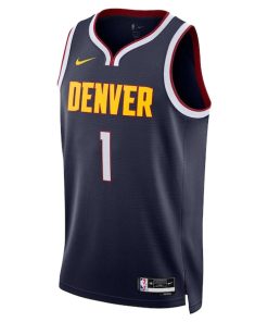Alternative view of Michael Porter Jr. Denver Nuggets Nike Unisex Swingman Jersey - Icon Edition - Navy