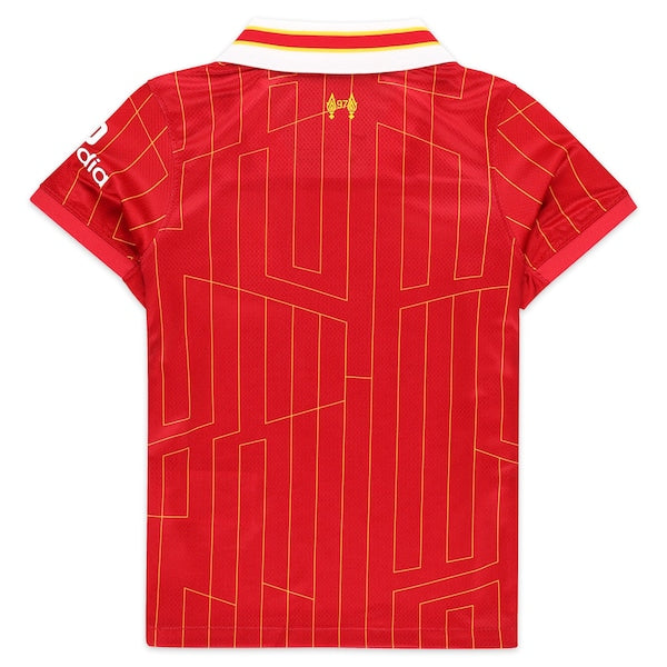 Liverpool Nike Preschool 2024/25 Home Replica Stadium Kit Set - Red - Image 4