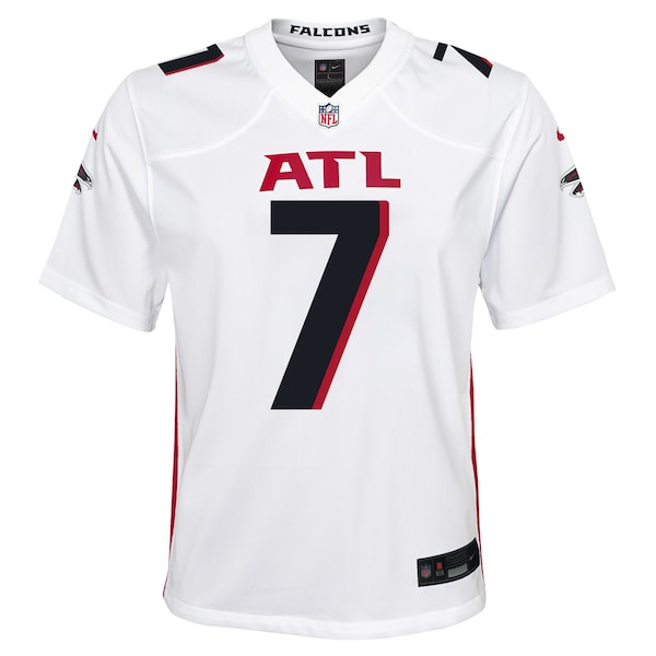 Bijan Robinson Atlanta Falcons Nike Youth Player Game Jersey - White - Image 3