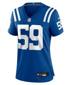Alternative view of Buddy Johnson Indianapolis Colts Nike Women's Team Game Jersey -  Royal