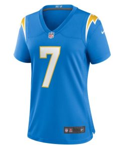 Alternative view of Gerald Everett Los Angeles Chargers Nike Women's Player Game Jersey - Powder Blue