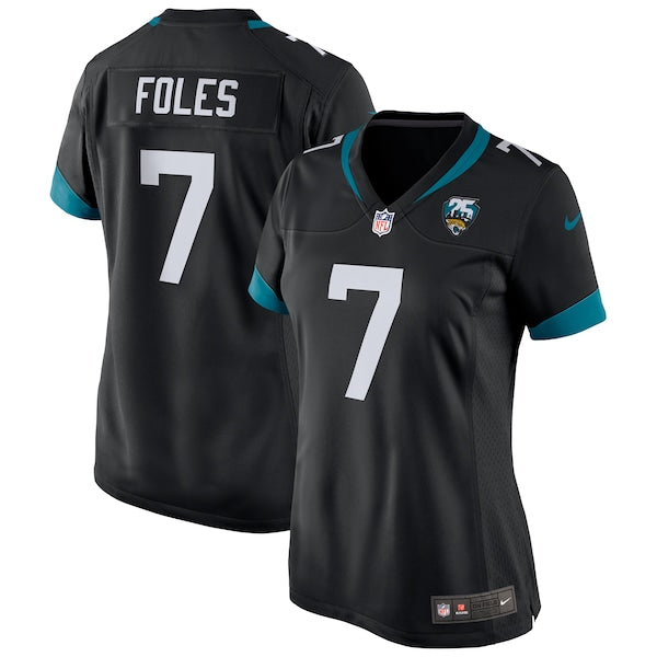 Nick Foles Jacksonville Jaguars Nike Women's 25th Season Game Jersey - Black