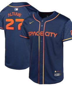 Jose Altuve Houston Astros Nike Youth City Connect Limited Player Jersey - Navy