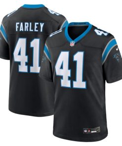 Matthias Farley Carolina Panthers Nike  Game Jersey -  Black
