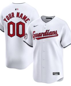 Cleveland Guardians Nike Youth Home Limited Custom Jersey - White