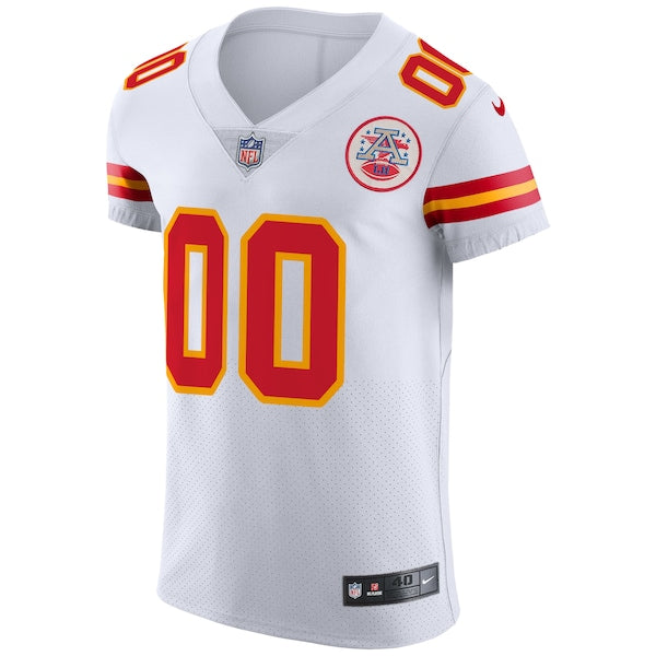 Kansas City Chiefs Nike Vapor Untouchable Elite Custom Jersey - White - Image 2