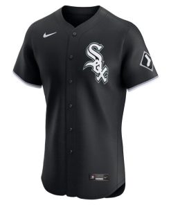 Alternative view of Chicago White Sox Nike Alternate Vapor Premier Elite Patch Jersey - Black