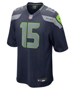 Alternative view of P.J. Walker Seattle Seahawks Nike Game Jersey -  College Navy