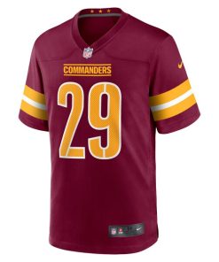 Alternative view of Kendall Fuller Washington Commanders Nike Player Game Jersey - Burgundy