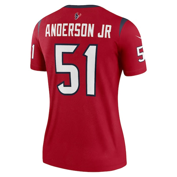 Will Anderson Jr. Houston Texans Nike Women's Legend Jersey - Red - Image 3