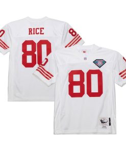 Jerry Rice San Francisco 49ers 1994  Authentic Throwback Retired Player Jersey - White