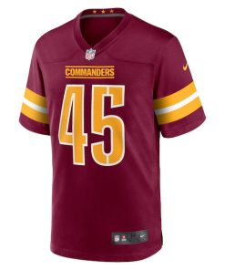 Alternative view of Dominique Hampton Washington Commanders Nike  Game Jersey -  Burgundy