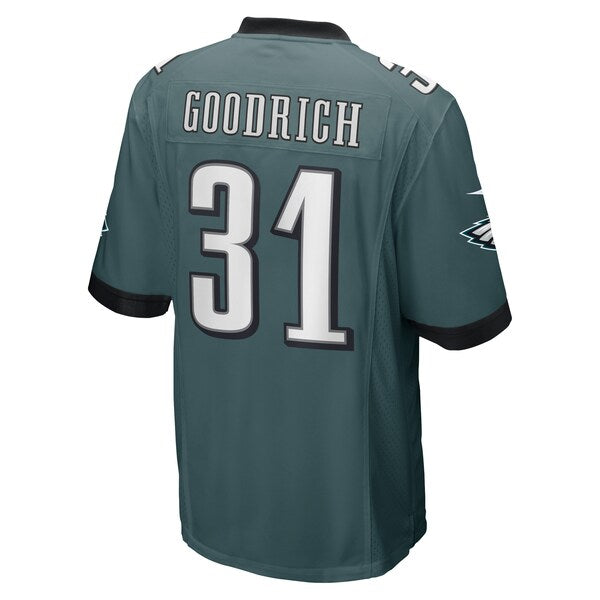 Mario Goodrich Philadelphia Eagles Nike Game Player Jersey - Midnight Green - Image 3