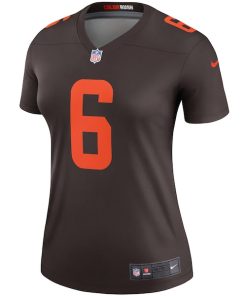 Alternative view of Baker Mayfield Cleveland Browns Nike Women's Alternate Legend Jersey - Brown