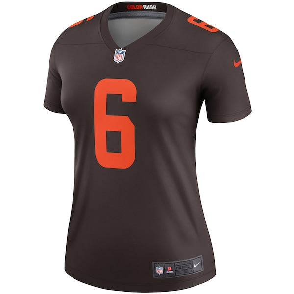 Baker Mayfield Cleveland Browns Nike Women's Alternate Legend Jersey - Brown - Image 2