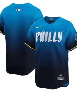 Philadelphia Phillies Nike 2024 City Connect Custom Limited Jersey - Blue
