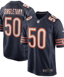 Mike Singletary Chicago Bears Nike Game Retired Player Jersey - Navy