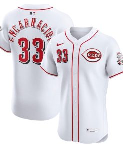 Christian Encarnacion-Strand Cincinnati Reds Nike Home Elite Jersey - White