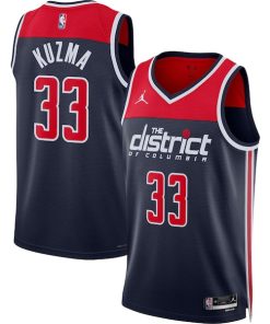 Kyle Kuzma Washington Wizards Jordan Brand Unisex Swingman Jersey - Statement Edition - Navy