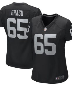 Hroniss Grasu Las Vegas Raiders Nike Women's Game Player Jersey - Black