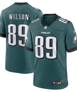 Johnny Wilson Philadelphia Eagles Nike Team Game Jersey - Midnight Green