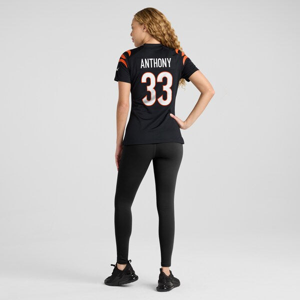 Daijahn Anthony Cincinnati Bengals Nike Women's Game Jersey - Black - Image 5