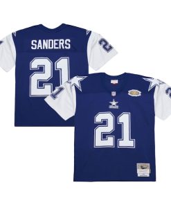 Deion Sanders Dallas Cowboys  1995 Legacy Replica Jersey - Navy