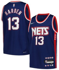 James Harden Brooklyn Nets Nike Youth Swingman Jersey - City Edition - Navy