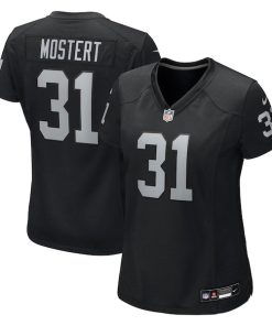 Raheem Mostert Las Vegas Raiders Nike Women's Team Game Jersey -  Black