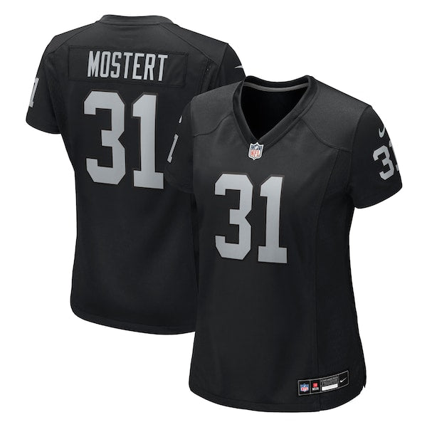 Raheem Mostert Las Vegas Raiders Nike Women's Team Game Jersey - Black